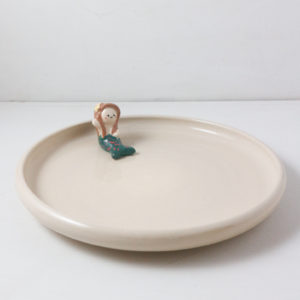 Mermaid Blue Large Platter