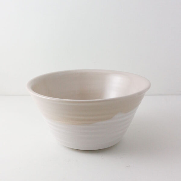 Twotone Ramen Bowl - Beige White