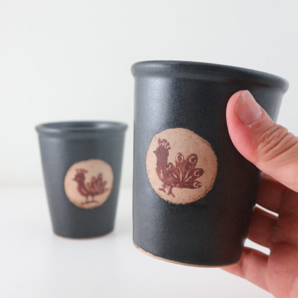 2pcs Take-away Cup - Peacock - Image 2
