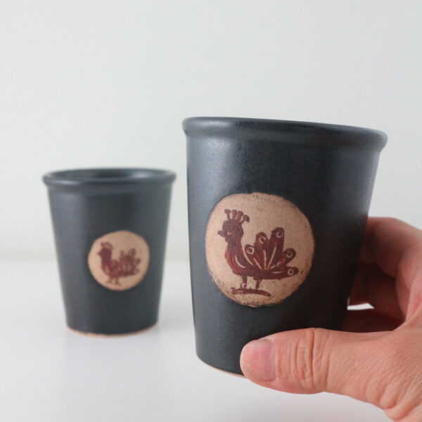 2pcs Take-away Cup - Peacock - Image 3
