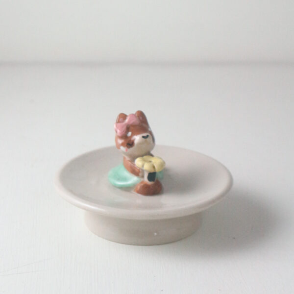 Red Panda Girl Incense Stick Holder - Image 2