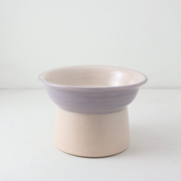 White Cat Standing Dog Bowl - Image 3