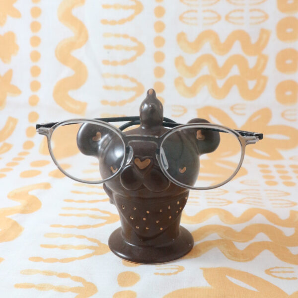 Bear & Bird Glasses Holder with Gold Accent - Image 5