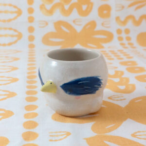 Jalak Bali Feature Cup with Gold Accent (Defects)