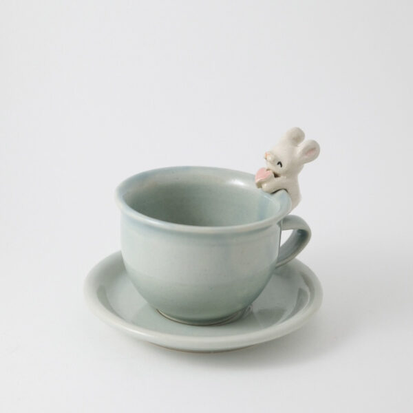 Rabbit Cup & Saucer
