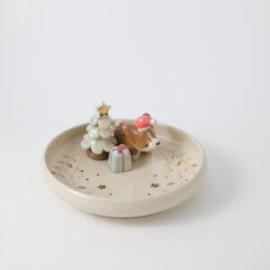 Corgi Christmas Platter
