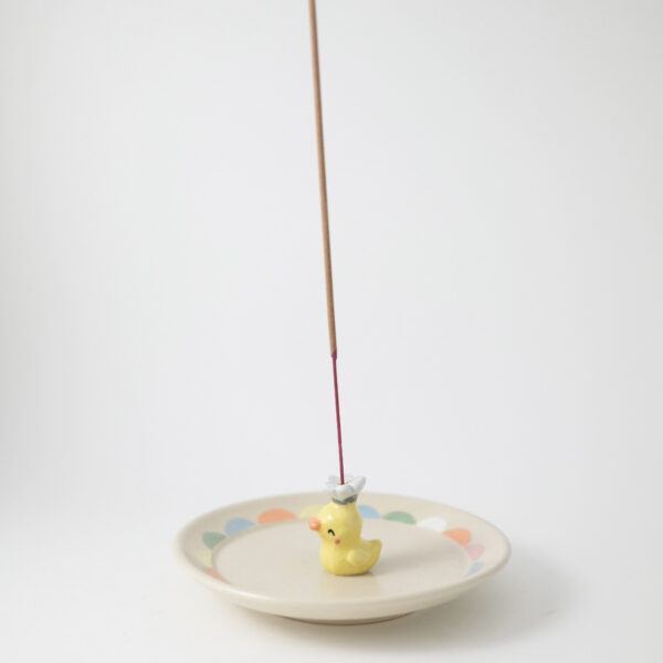 Duck Plate - Smell the Flowers Incense Stick Holder - Image 2
