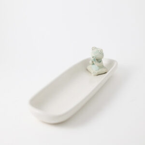 Frog #3 Rectangle Tray Incense Stick Holder