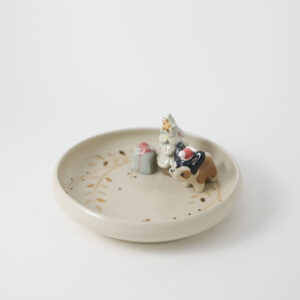 Corgi Tritone Christmas Platter