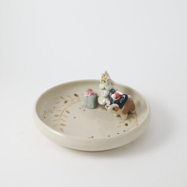 Corgi Tritone Christmas Platter