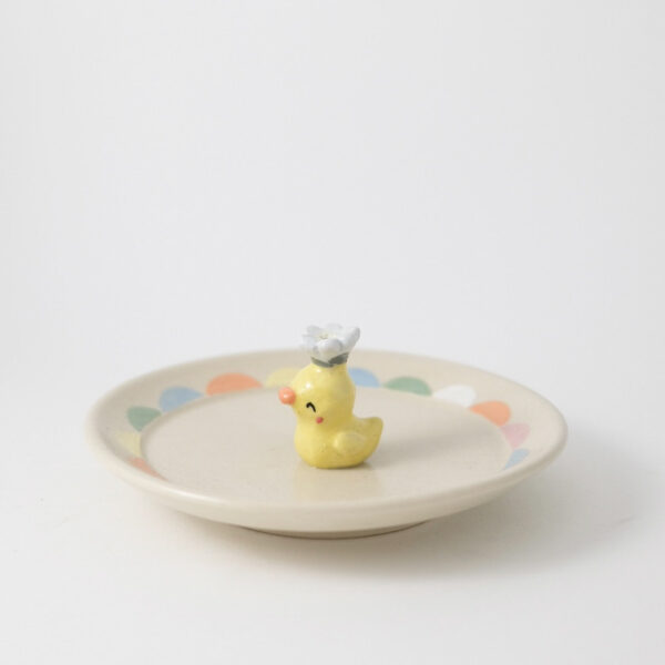 Duck Plate - Smell the Flowers Incense Stick Holder