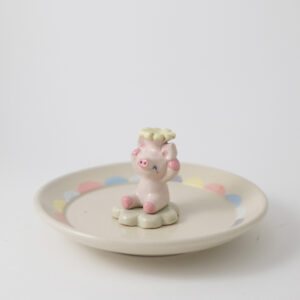 Pig - Smell the Flowers Incense Stick Holder