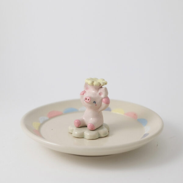Pig - Smell the Flowers Incense Stick Holder