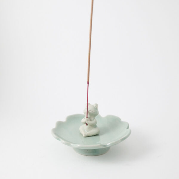 Frog Flower #4 Incense Stick Holder