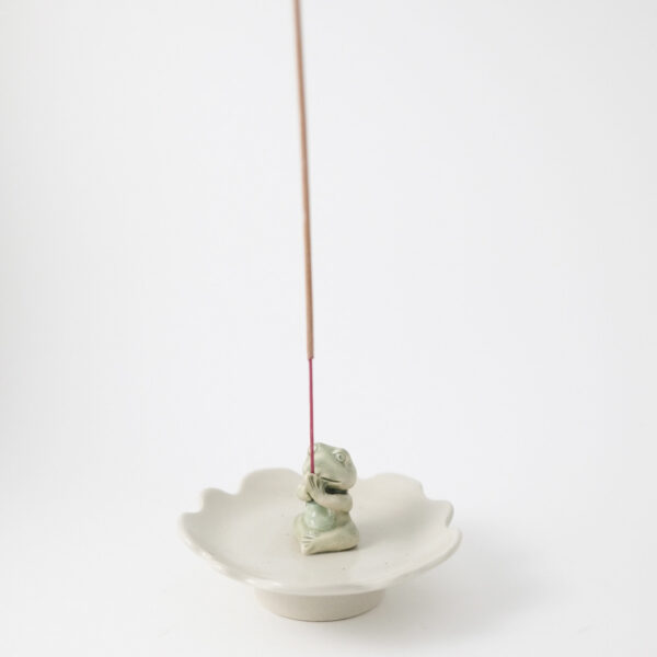 Frog Flower #2 Incense Stick Holder