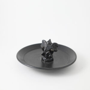 Ganesha Black Plate Incense Stick Holder