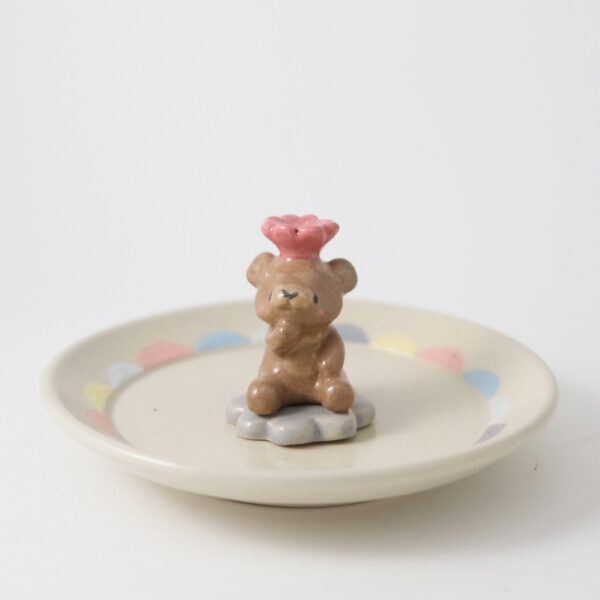Bear- Smell the Flowers Incense Stick Holder