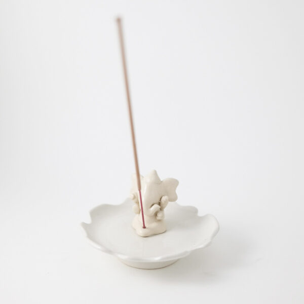 Frog Flower #5 Incense Stick Holder - Image 2