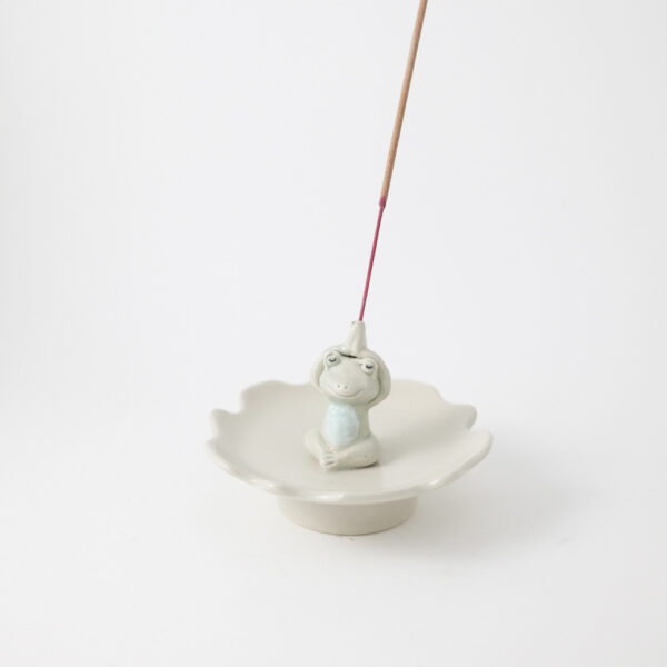Frog Flower #3 Incense Stick Holder