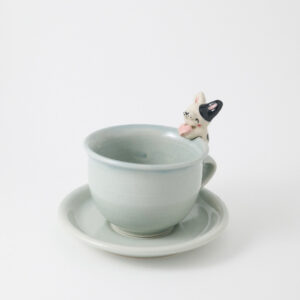 Frenchie Cup & Saucer