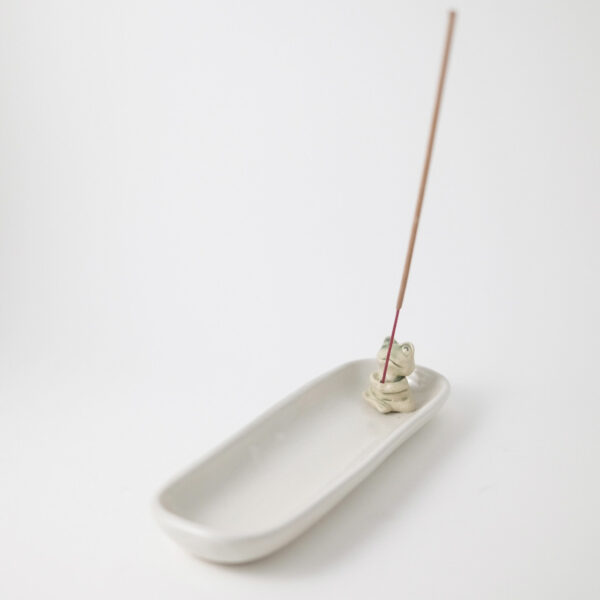 Frog #1 Rectangle Tray Incense Stick Holder - Image 2