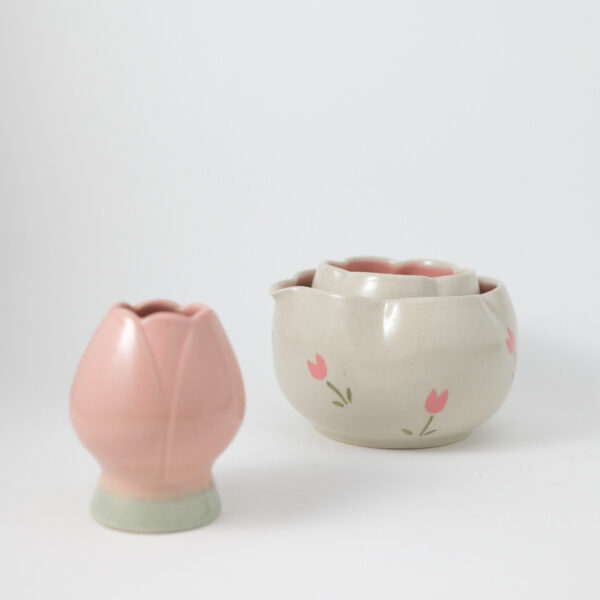 Flower Matcha Bowl Set (PRE-ORDER) - Image 2